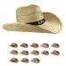 Strohoed cowboy incl. bedrukken